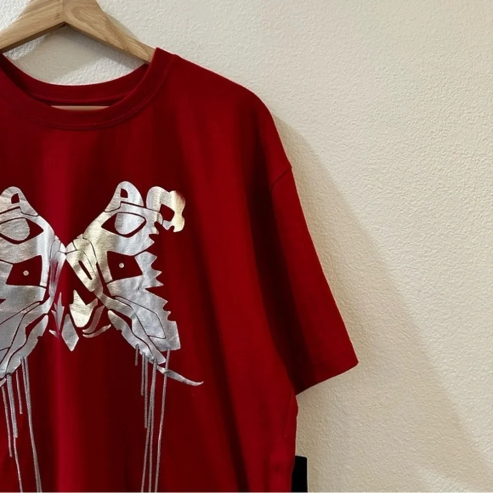 Nike Air Jordan Men's Short Sleeve Crew Neck‎ Size Large Red NWT